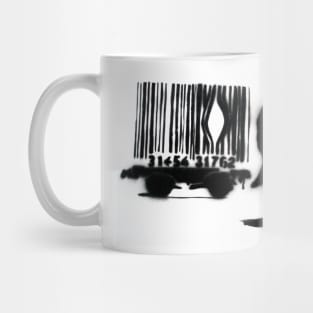 Banksy Leopard Barcode Mug